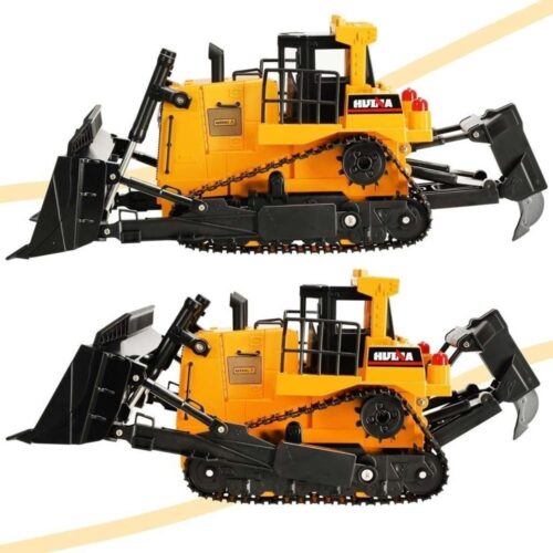 H-Toys 1569 RC bulldozer med LED-ljus och ljudeffekter