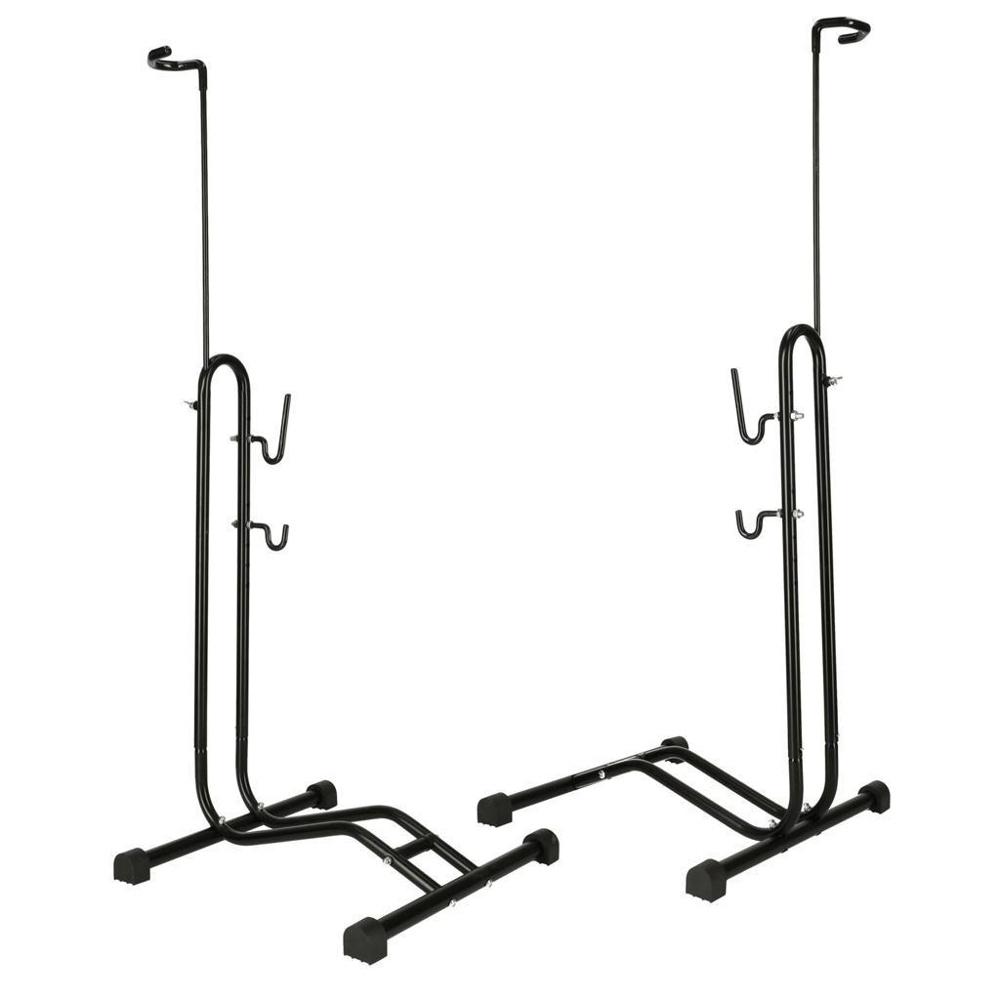 Höjdjusterbart cykelställ i stål för cyklar upp till 27,5 tums hjul