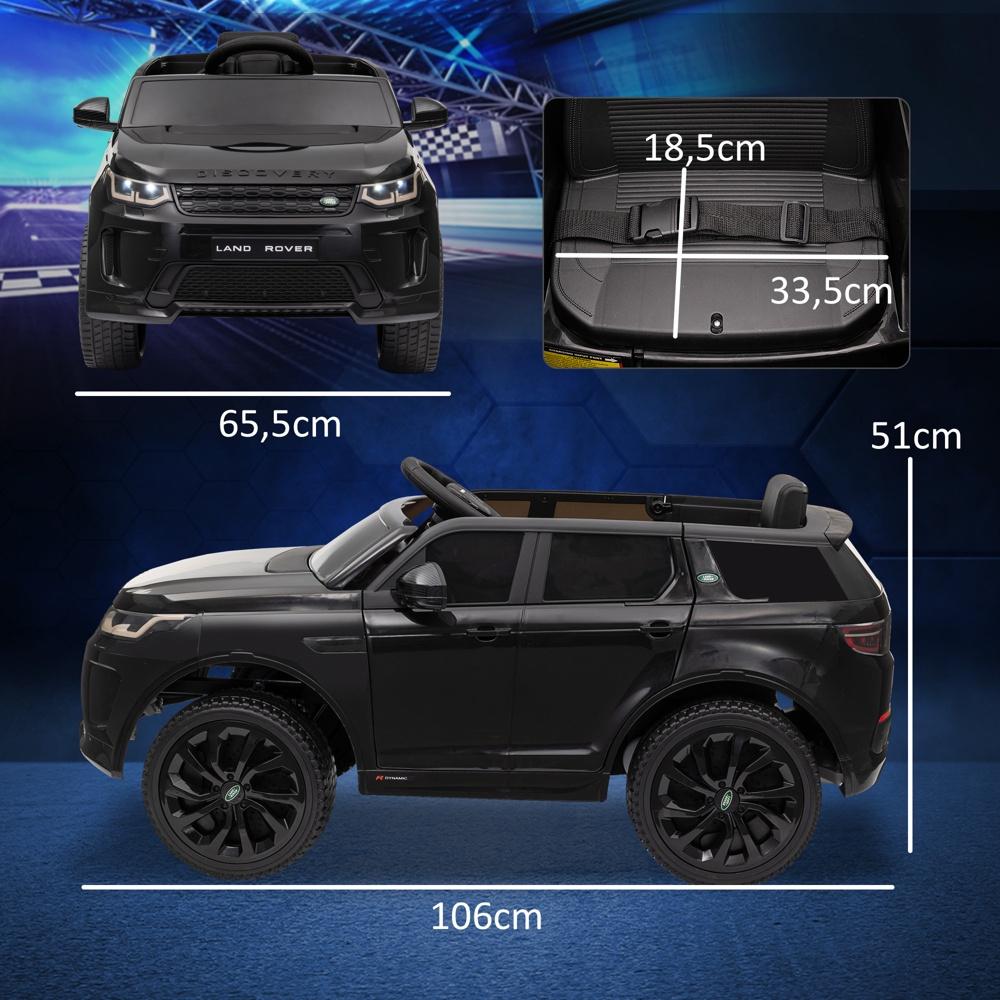 12V Land Rover Discovery Sport Elbil för barn med fjärrkontroll och musik