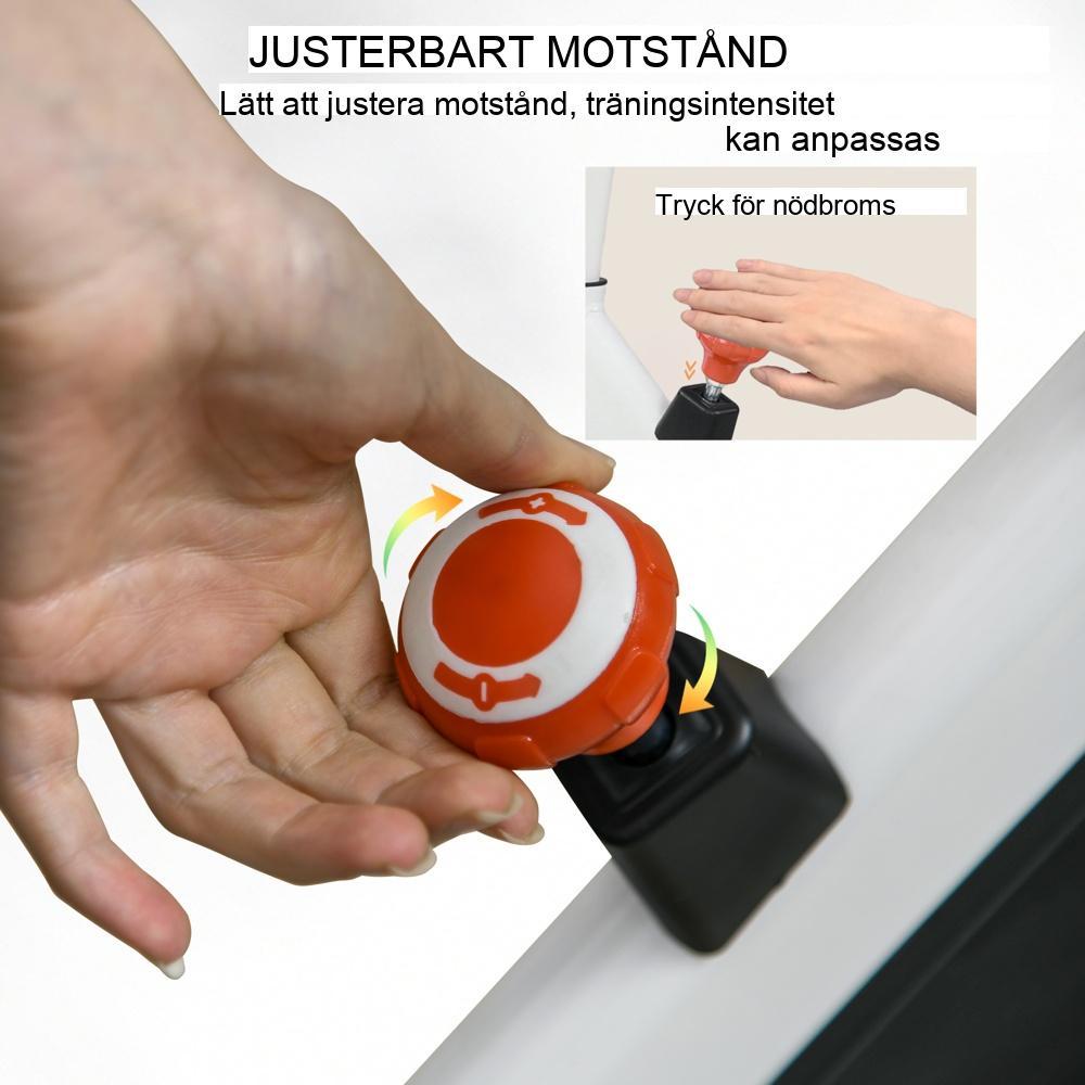 Inomhusmotionscykel med LCD-skärm, justerbart säte och hjul