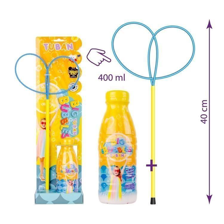 Tuban Pro Butterfly Bubble Wand Set med Giant Liquid, 400ml