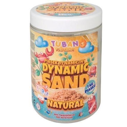 TUBAN Dynamic Sand 1 kg – Formbar, stressavlastande leksand för barn