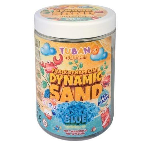 TUBAN Dynamic Blue Sand, 1 kg för finmotorik och kreativitet