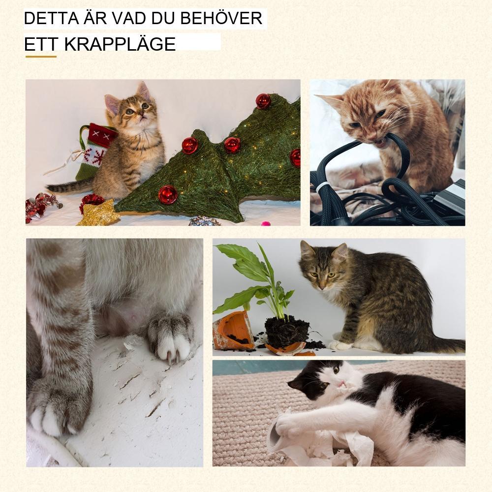 XXL kattträd med grottor, hängmattor och skrapstolpar – stora kattmöbler