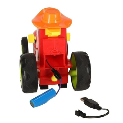 Jumping Dancing RC-traktor med ljudeffekter – Fjärrkontrollleksak för barn