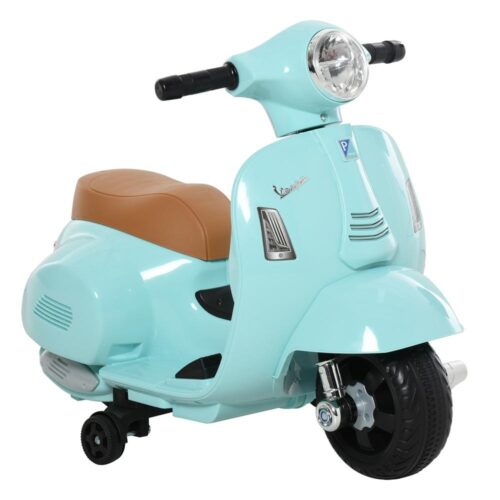 Officiellt licensierad Vespa Kids Ride-On, elmotorskoter med strålkastare och signalhorn 1,5-3 år