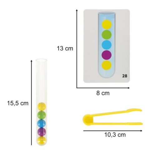 Färgglada Montessori Ball Sortering Pussel – Pedagogisk leksak för småbarn och barn