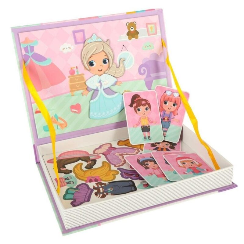 Magnetic Dress Up Jigsaw Puzzle Doll – 51 bitar, STEM-leksak för barn