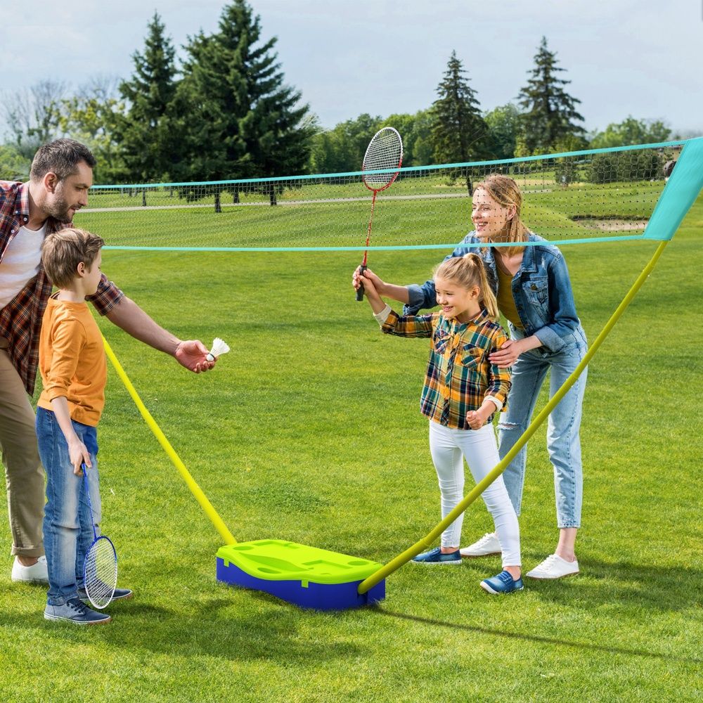 Justerbart badminton- och volleybollset med väska