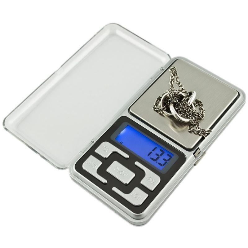 Precision Pocket Scale 200g 0,01g Noggrannhet med bakgrundsbelyst display