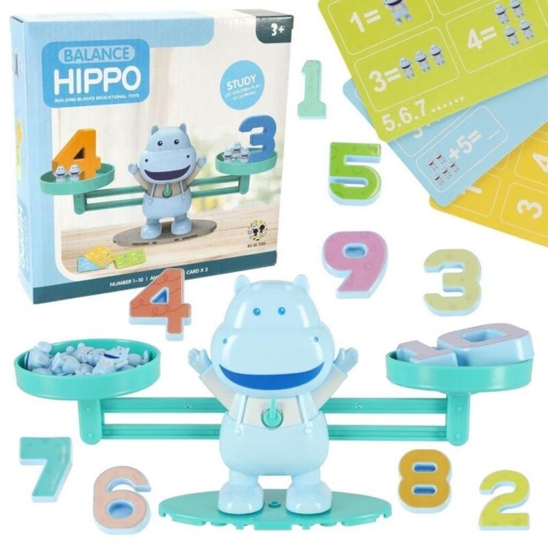 Learning Math Hippo Scale Toy – Rolig räkning och vägning för barn