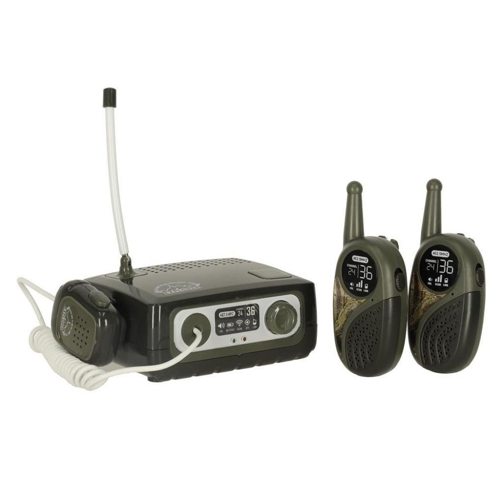 Barn Walkie Talkie Set med PBX, lång räckvidd 333m, Khaki