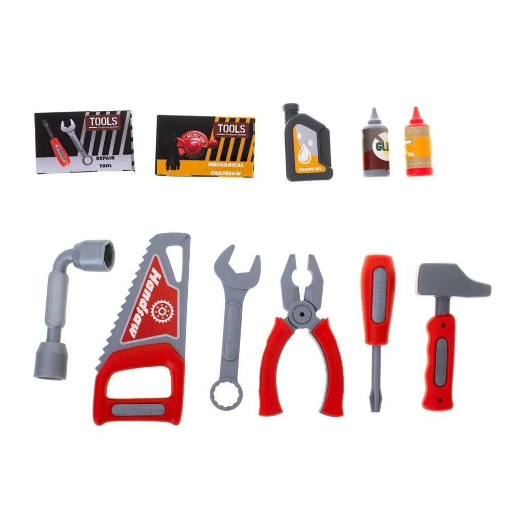 Kids DIY Workshop Tool Set bord och lekverktyg, ålder 3+