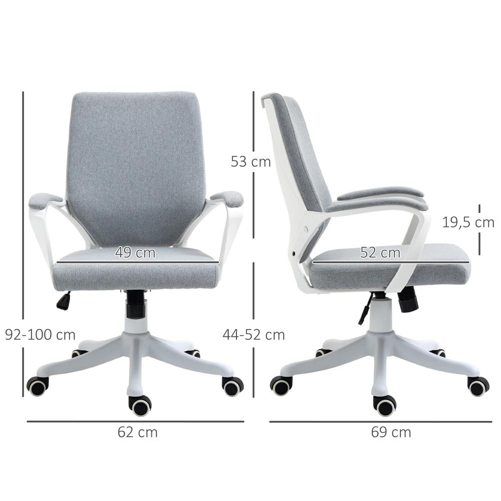 Ergonomisk kontorsstol med svankstöd och vippfunktion