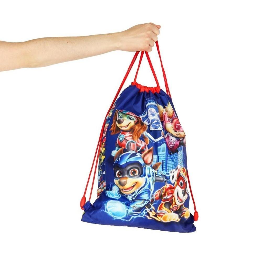 Kids Paw Patrol PE Skoväska för skolan, blå polyester 33x43cm