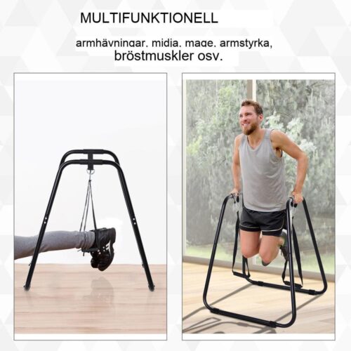 Dipstation för styrketräning: Bygg muskler hemma med dips och pull-ups