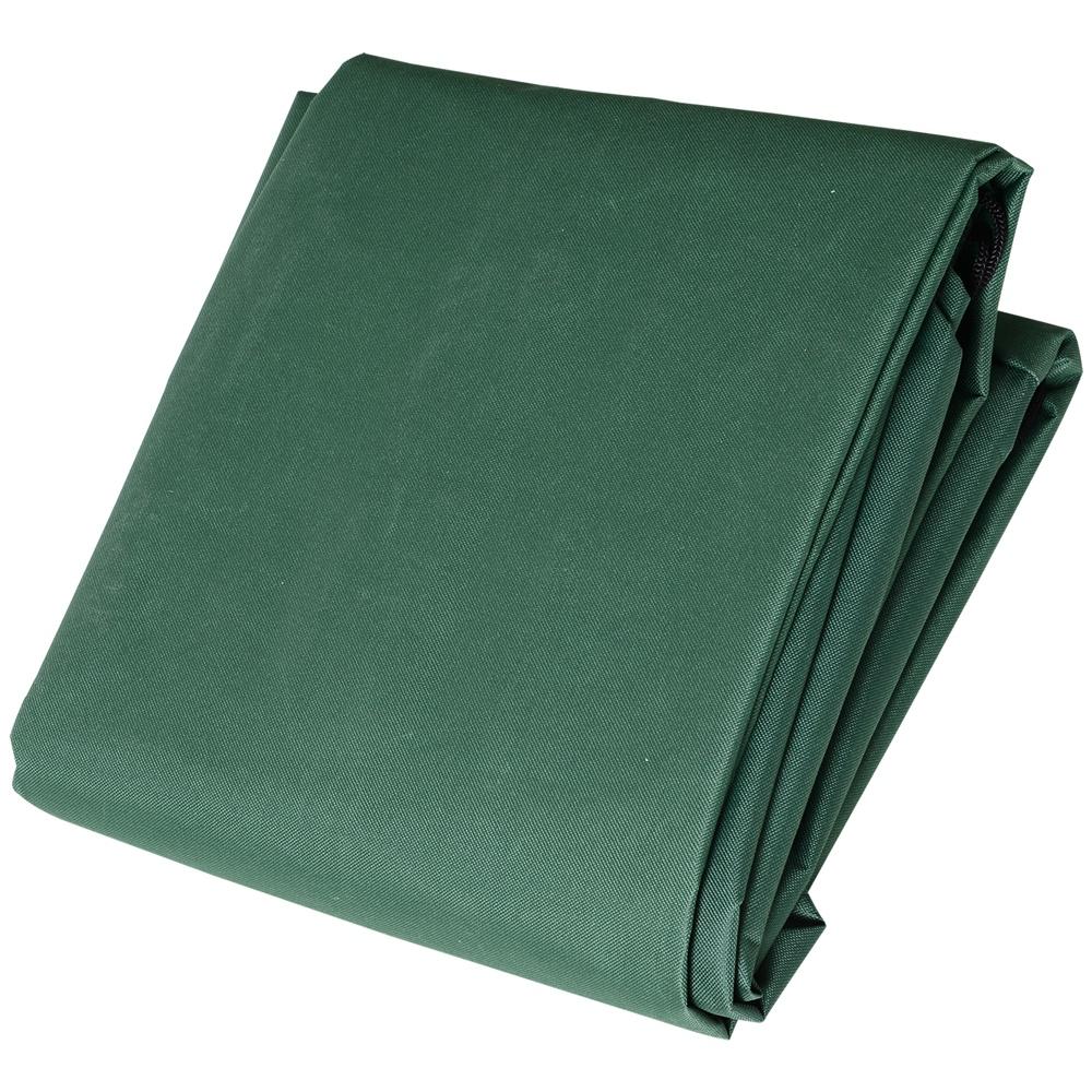 Vattentät UV-beständig trädgårdsmöbelöverdrag 135x135x75cm 600D Oxford Green