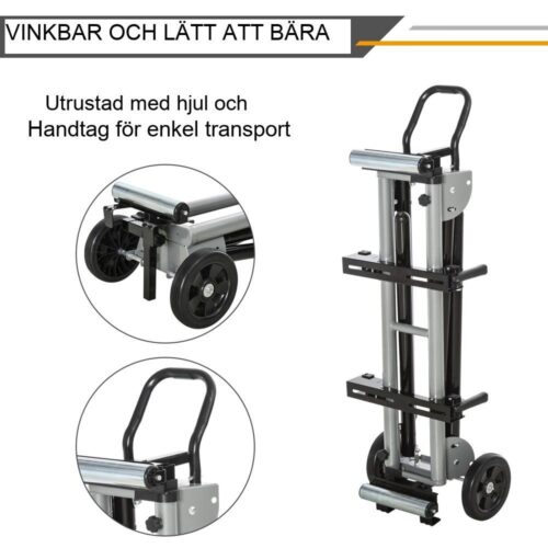 Heavy Duty justerbart geringssågstativ med sidoförlängning för gör-det-själv och proffs