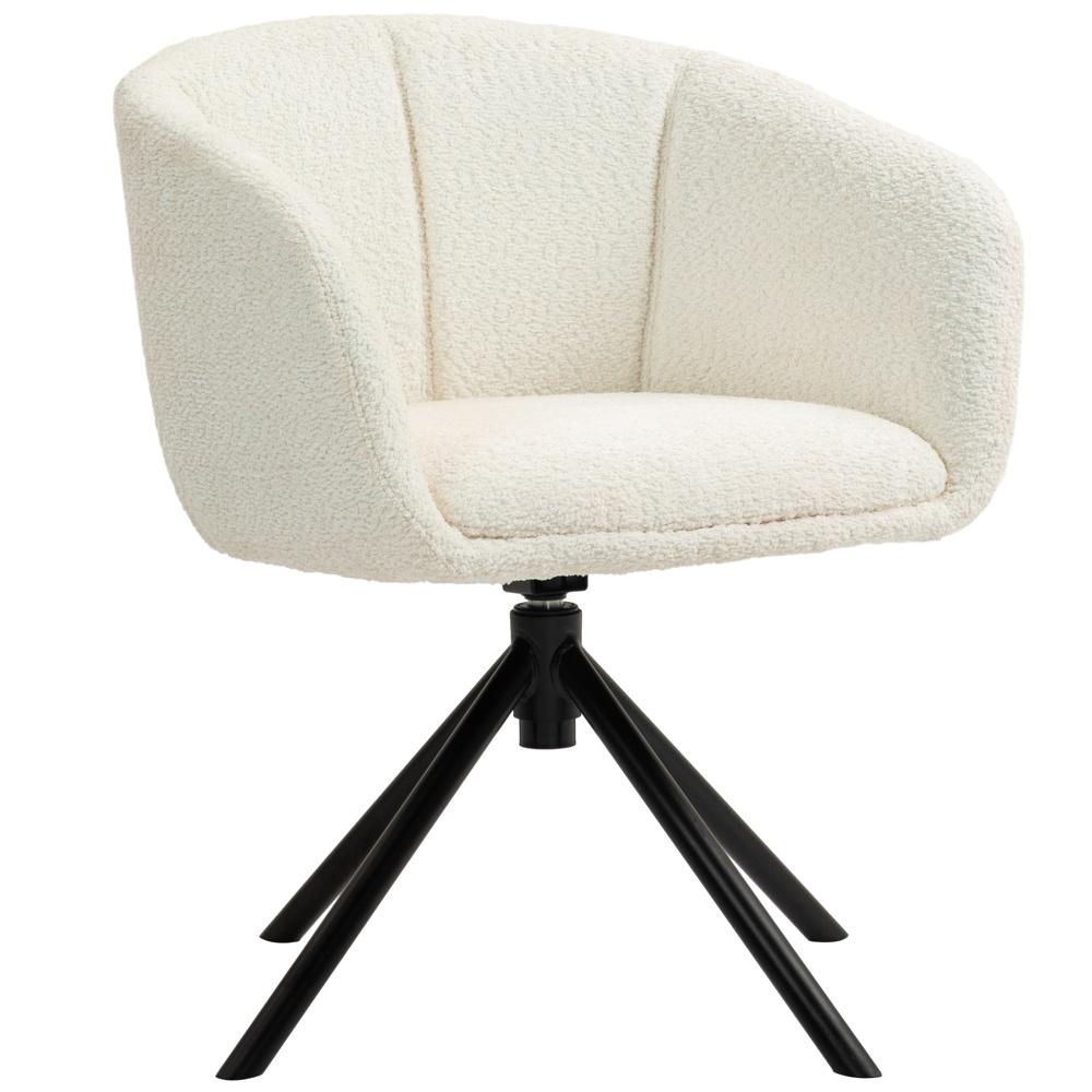 Cremevit Swivel Lounge Chair med armstöd, 360° rotation