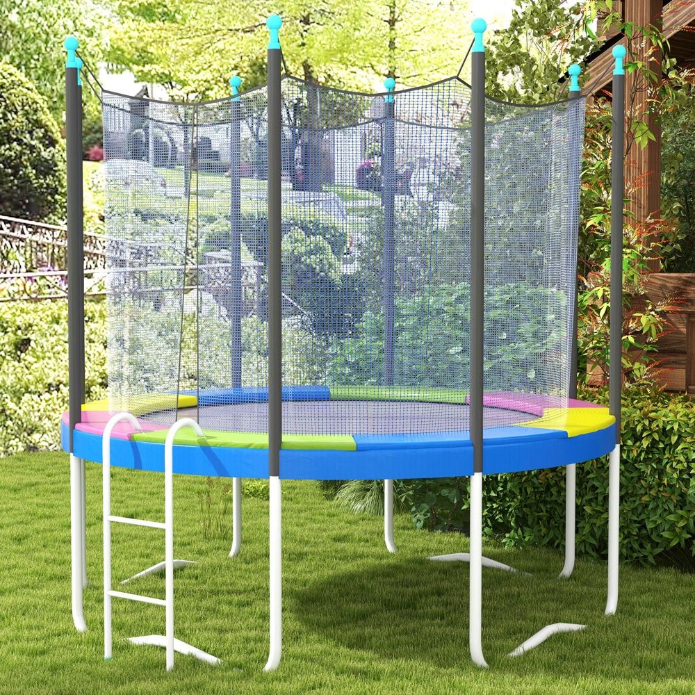 Trampolin kantskydd Vaddering, UV- och väderbeständig, säkert hoppande kul, Ø244cm