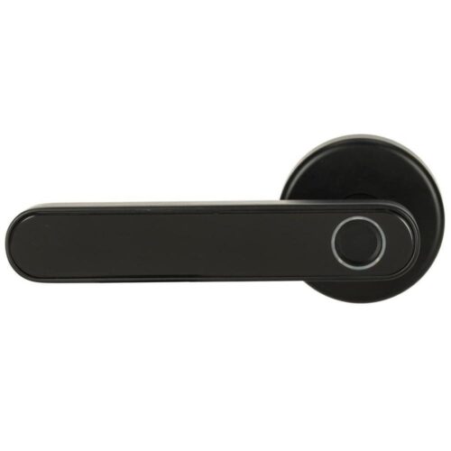 Fingeravtrycksknappsats Bluetooth smart dörrhandtag, 4 öppningsmetoder, rymmer 30 fingeravtryck