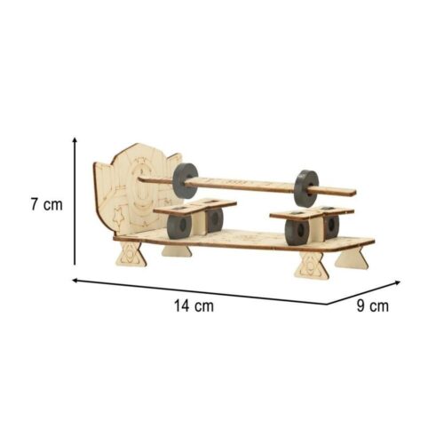 DIY Magnetic Science Experiment Kit: 4-i-1 fysik och mekanik STEM-leksak för barn 8+