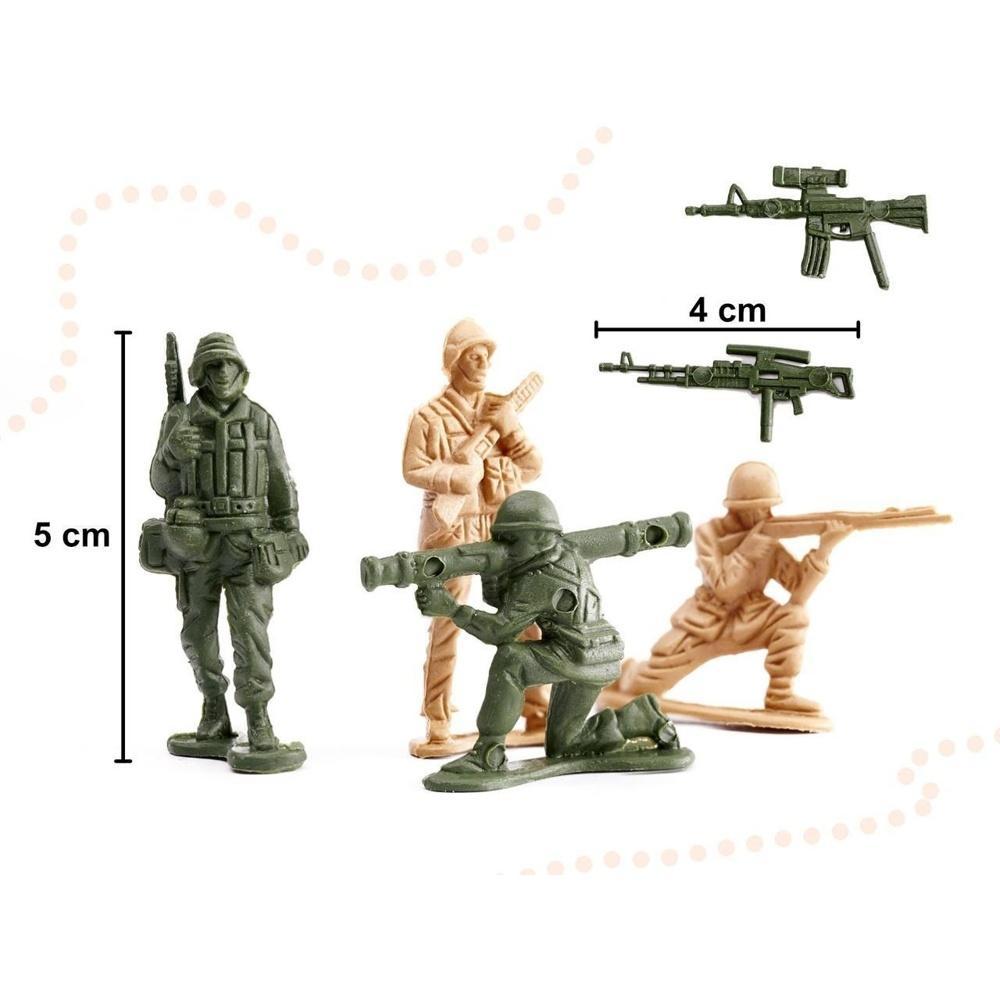 114 delar militärbasfigurset – Army Building Leksaker och lekset för barn