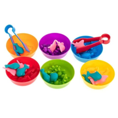 Marine Animals Counting Toys Montessori utbildningsset för småbarn