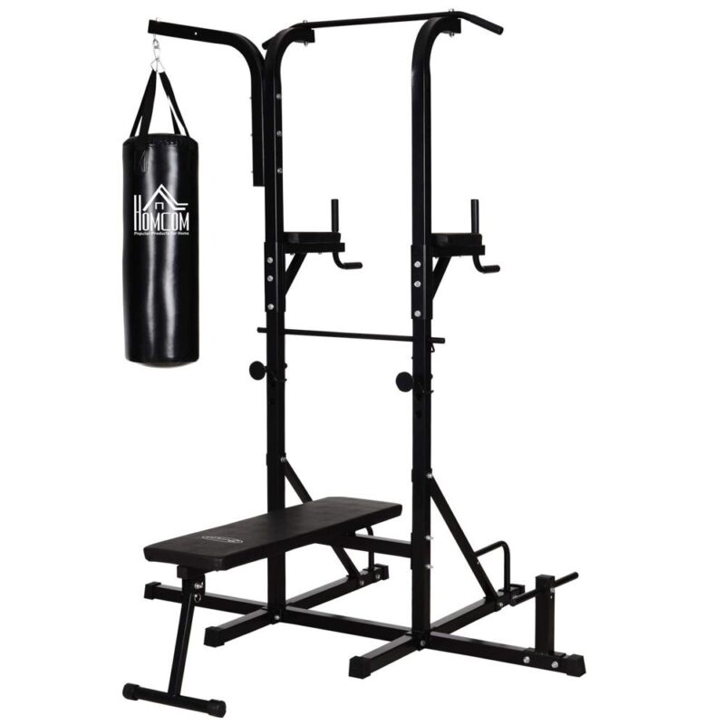 Heavy Duty Steel Multifunctional Home Gym med boxningspåse