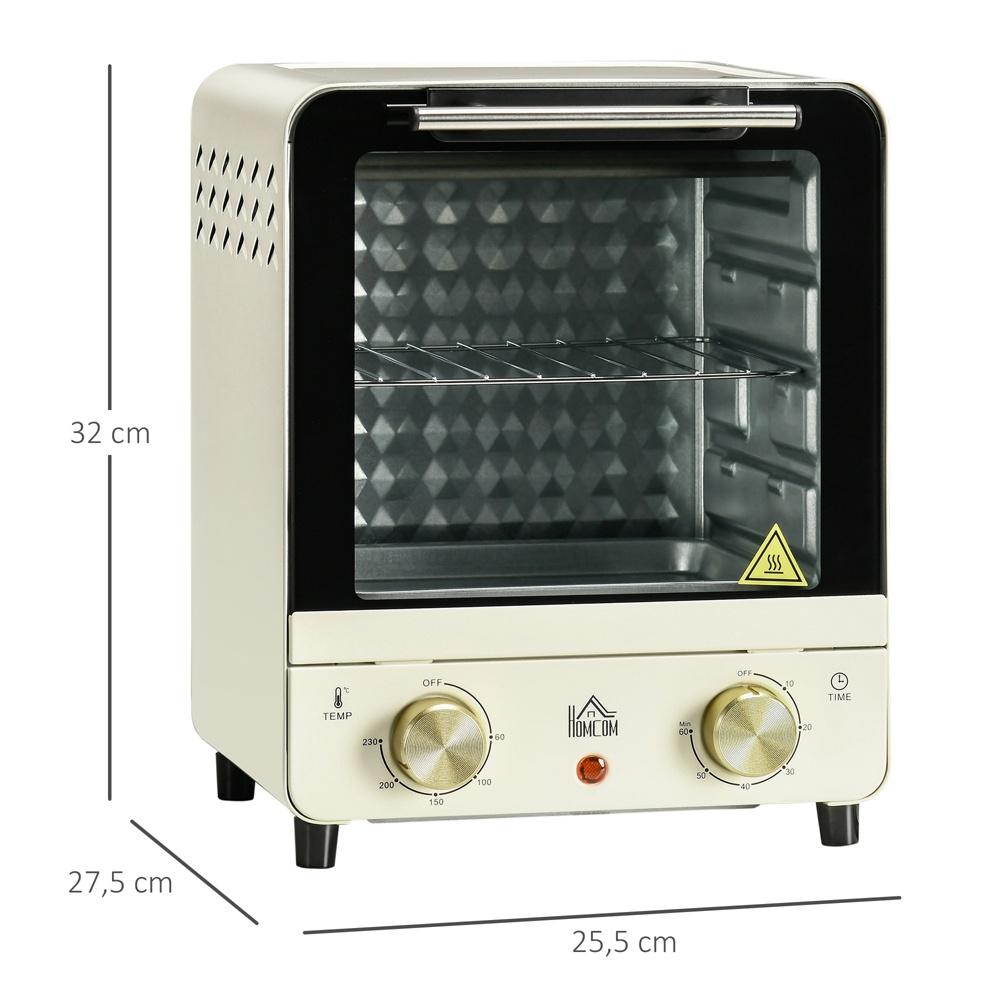 Gräddminiugn, 15L konvektion, 1000W, timer, pizzabakplåt