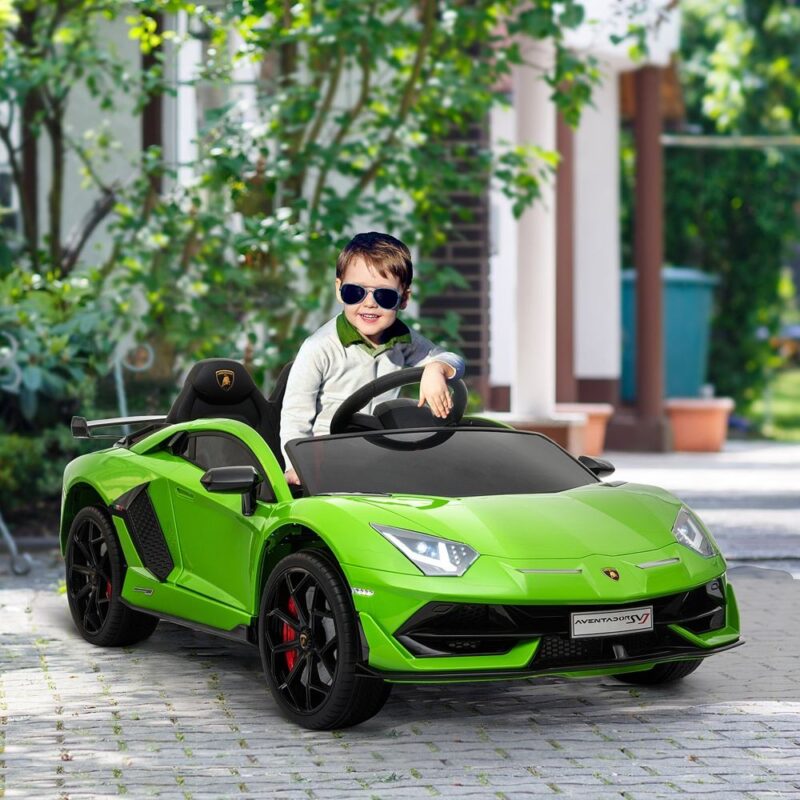 Licensierad Lamborghini Electric Ride On Car för barn 3-8 år med fjärrkontroll