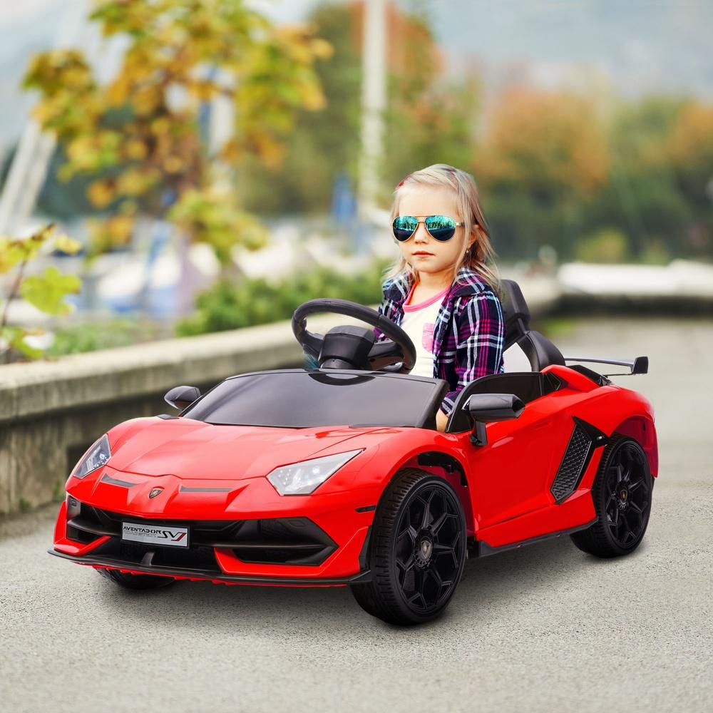 Licensierad Lamborghini barnelbil med fjärrkontroll, musik och lampor 3-5 år