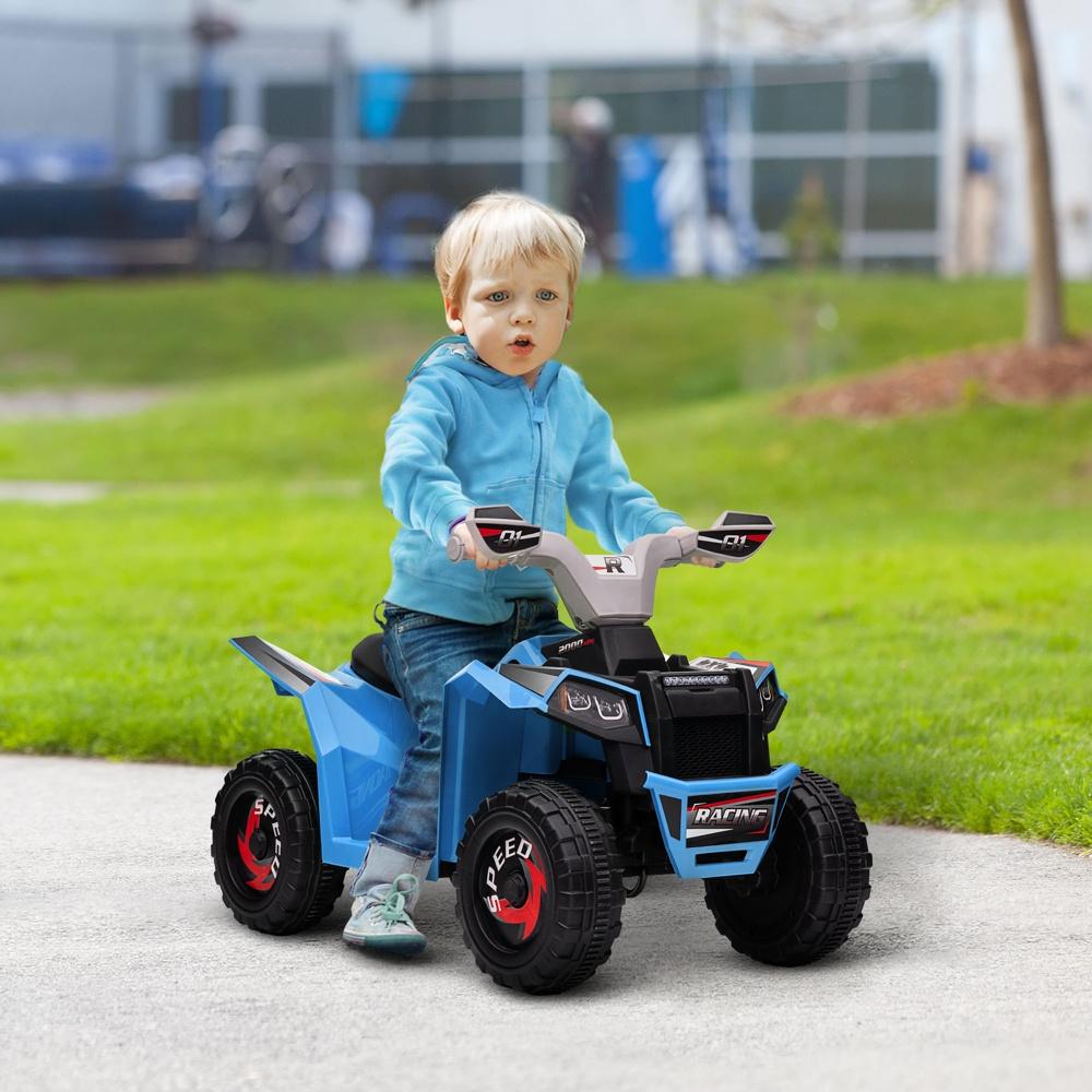 Blue Electric Kids Quad, omvänd funktion, säker hastighet för åldrarna 1-3