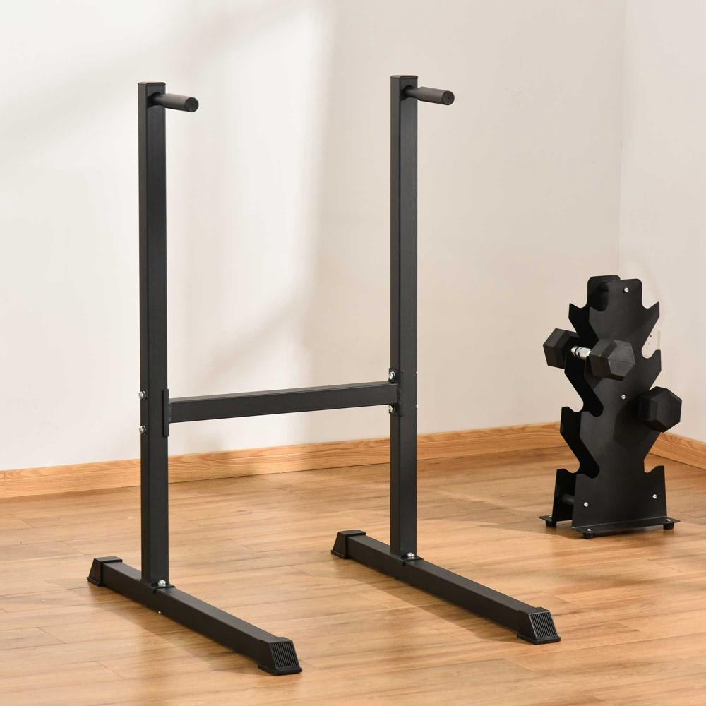 Steel Dip Station för Home Ab och Back Workouts