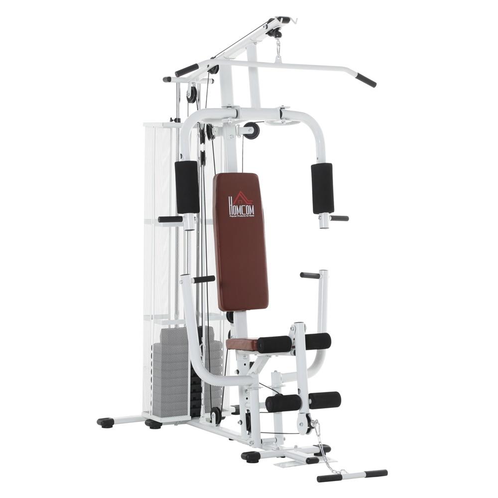 Full Body Home Gym Station med pressarm och benutvecklare (45 kg)