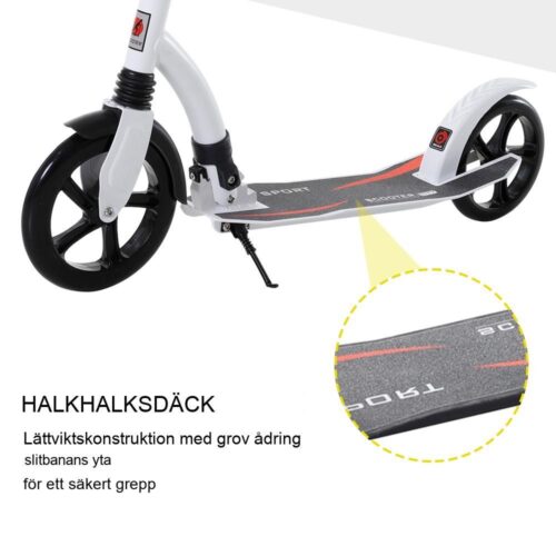 Sparksparkcykel i aluminium med justerbar höjd, stötdämpning, tonårs- och vuxenstorlek