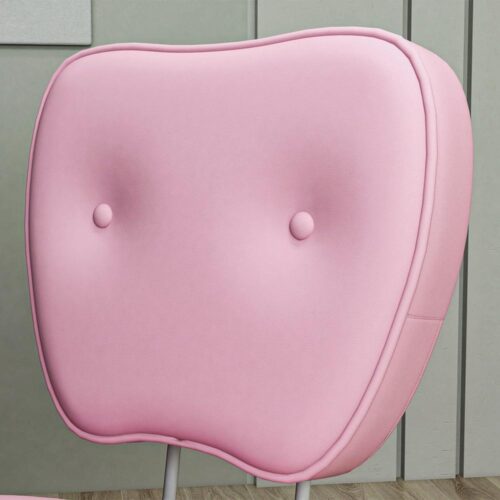 Pink Kids Swivel Chair, höjdjusterbar, upp till 120 kg kapacitet