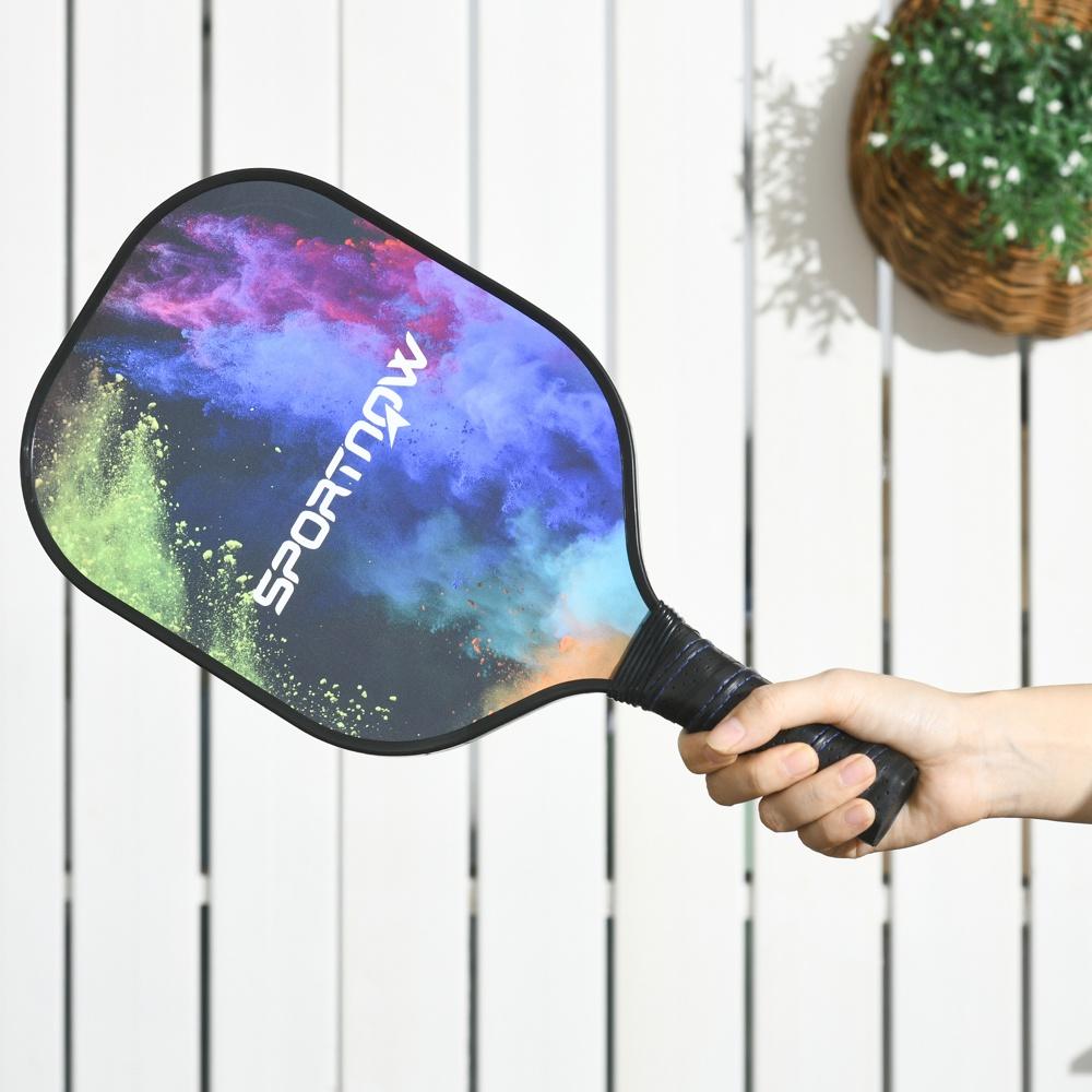 Glasfiber Pickleball Racket Set – 2 racketar, 4 bollar och väska för vuxna