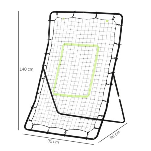 Stål och PE Rebounder Goal 75x126cm för fotbollsträning