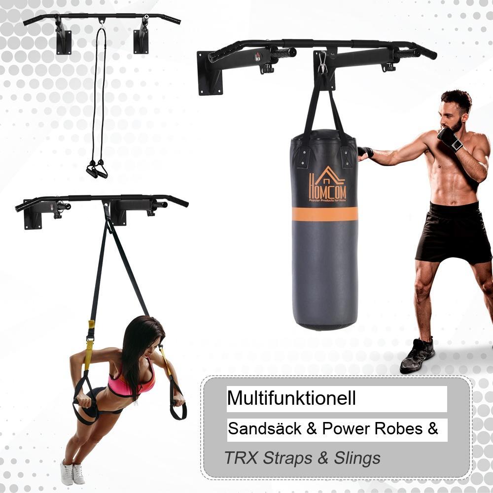 Heavy Duty Väggmonterad Pull-Up Bar och Sandbag Hanger