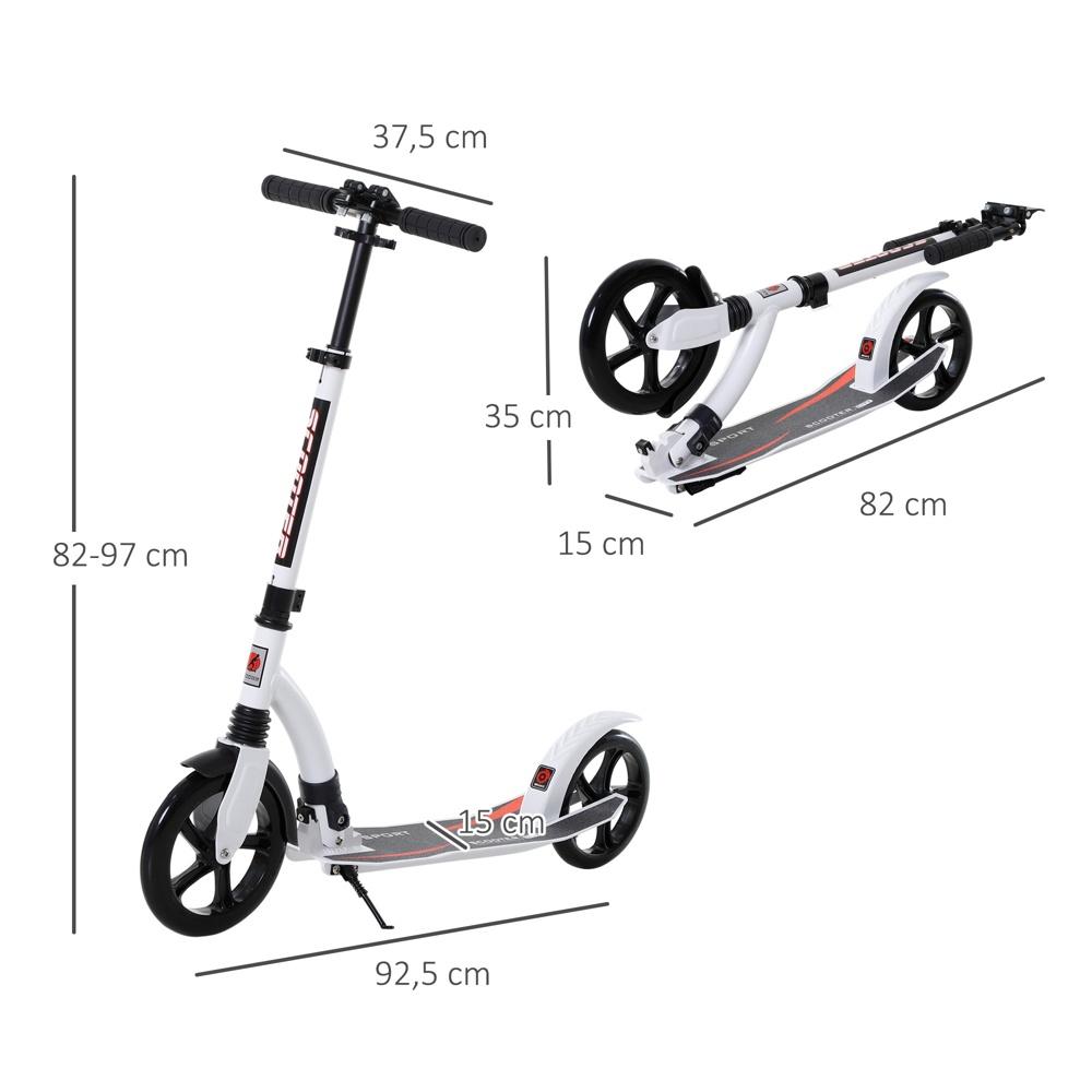 Sparksparkcykel i aluminium med justerbar höjd, stötdämpning, tonårs- och vuxenstorlek