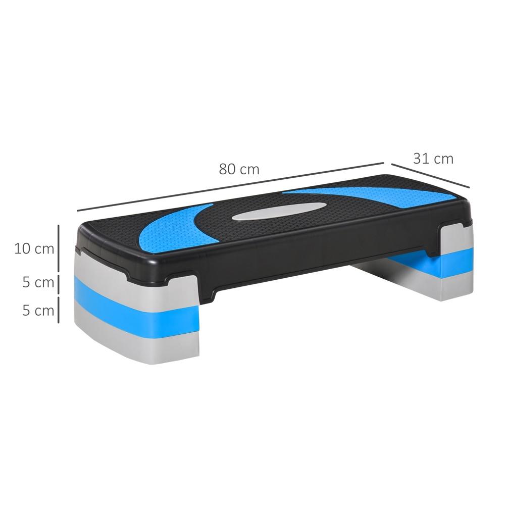 Justerbar Aerobic Stepper, 3 nivåer, upp till 150 kg kapacitet