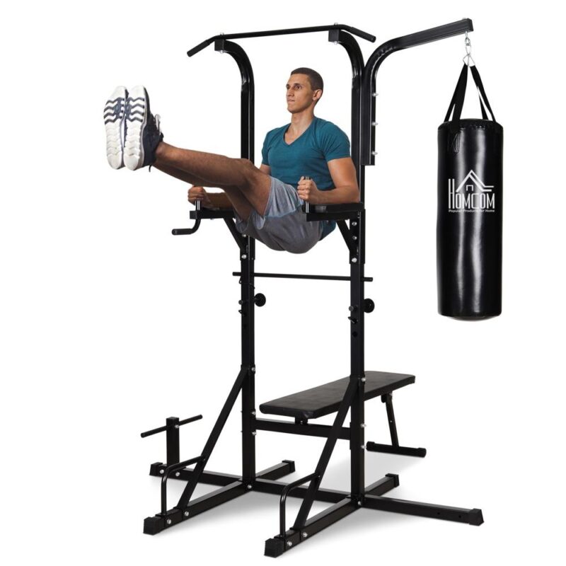 Heavy Duty Steel Multifunctional Home Gym med boxningspåse