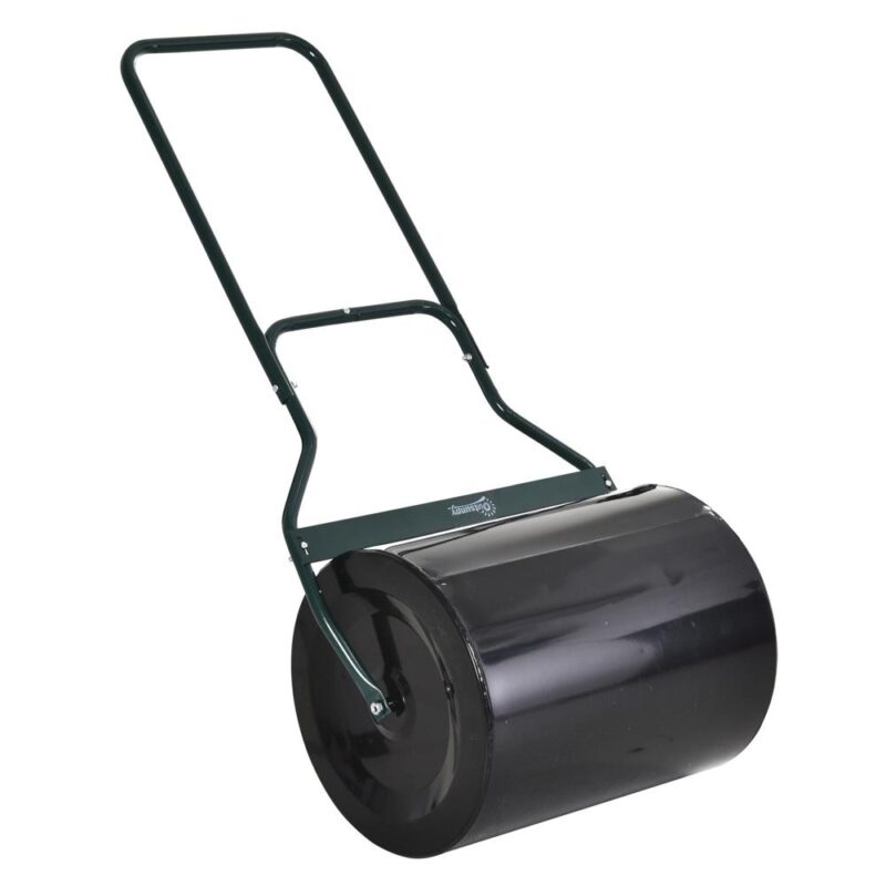 Heavy Duty Metal Lawn Roller, 40 cm diameter, 60L kapacitet för smidigare gräsmattor