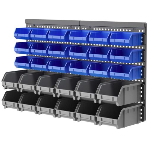 Heavy Duty Garage Storage Organizer med 30 lådor – Blå