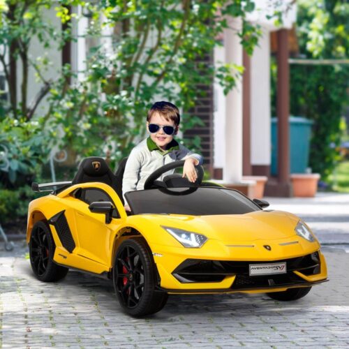 Lamborghini SVJ Electric Kids Ride On Car, 3-8 år gammal, Fjärrkontroll, MP3 och lampor