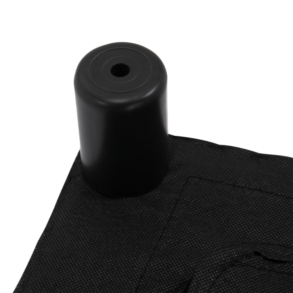 Elegant fotpall i konstläder med bekväm stoppning för hem eller kontor – robust design, 110 kg lastkapacitet