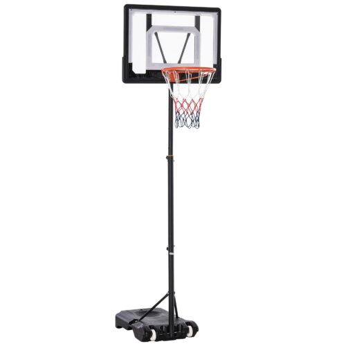 Justerbar höjd utomhusbasketkorg med hjul – Hållbar och bärbar design för barn (EN 1270-certifierad)