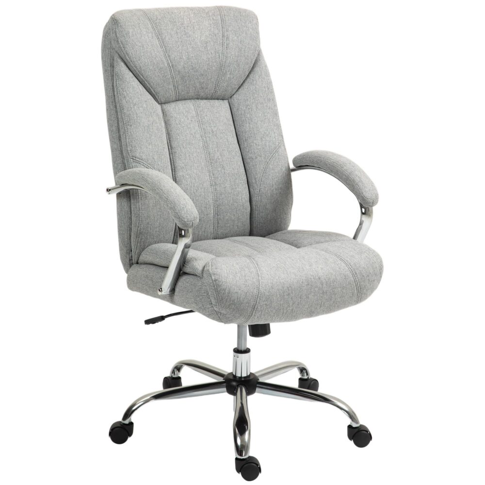 Ergonomisk kontorsstol med gungfunktion – justerbar höjd, snurrbar design och tyg som andas | 65x78x110-118cm