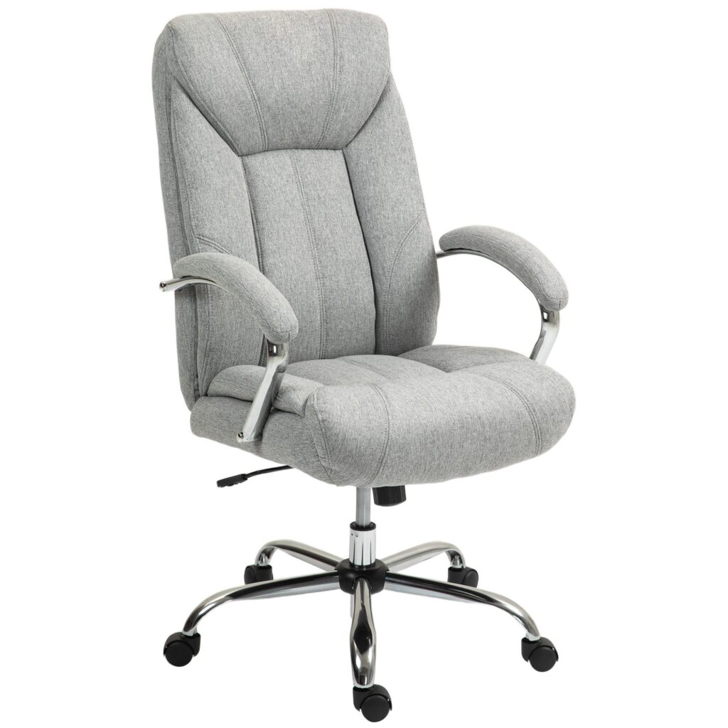 Ergonomisk kontorsstol med gungfunktion - justerbar höjd, snurrbar design och tyg som andas | 65x78x110-118cm